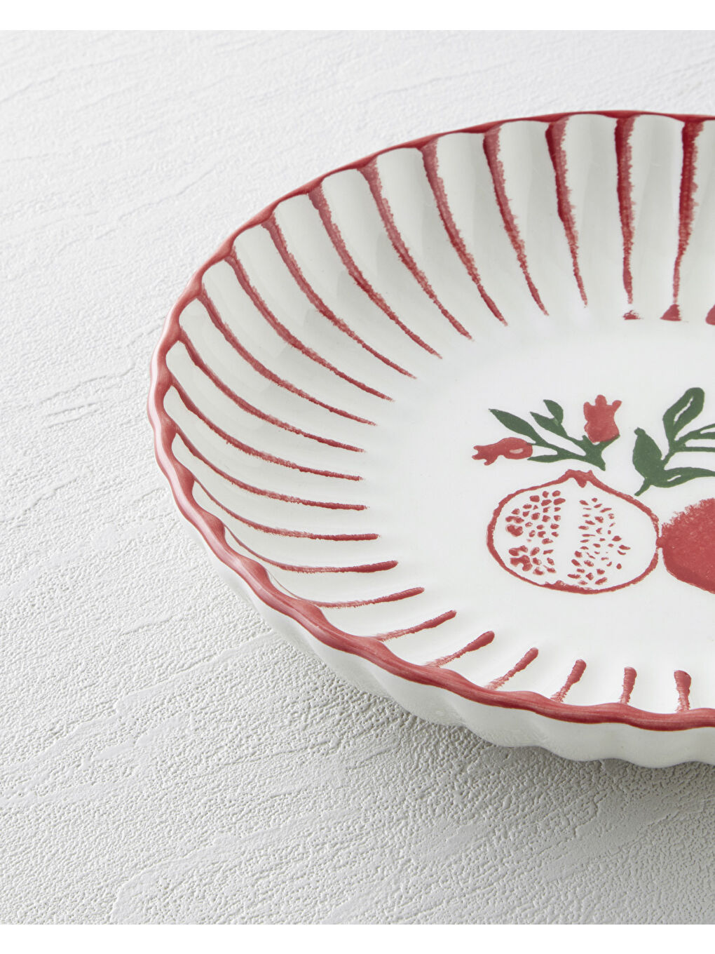 Etna Seramik Çukur Tabak 21 cm Kırmızı-2