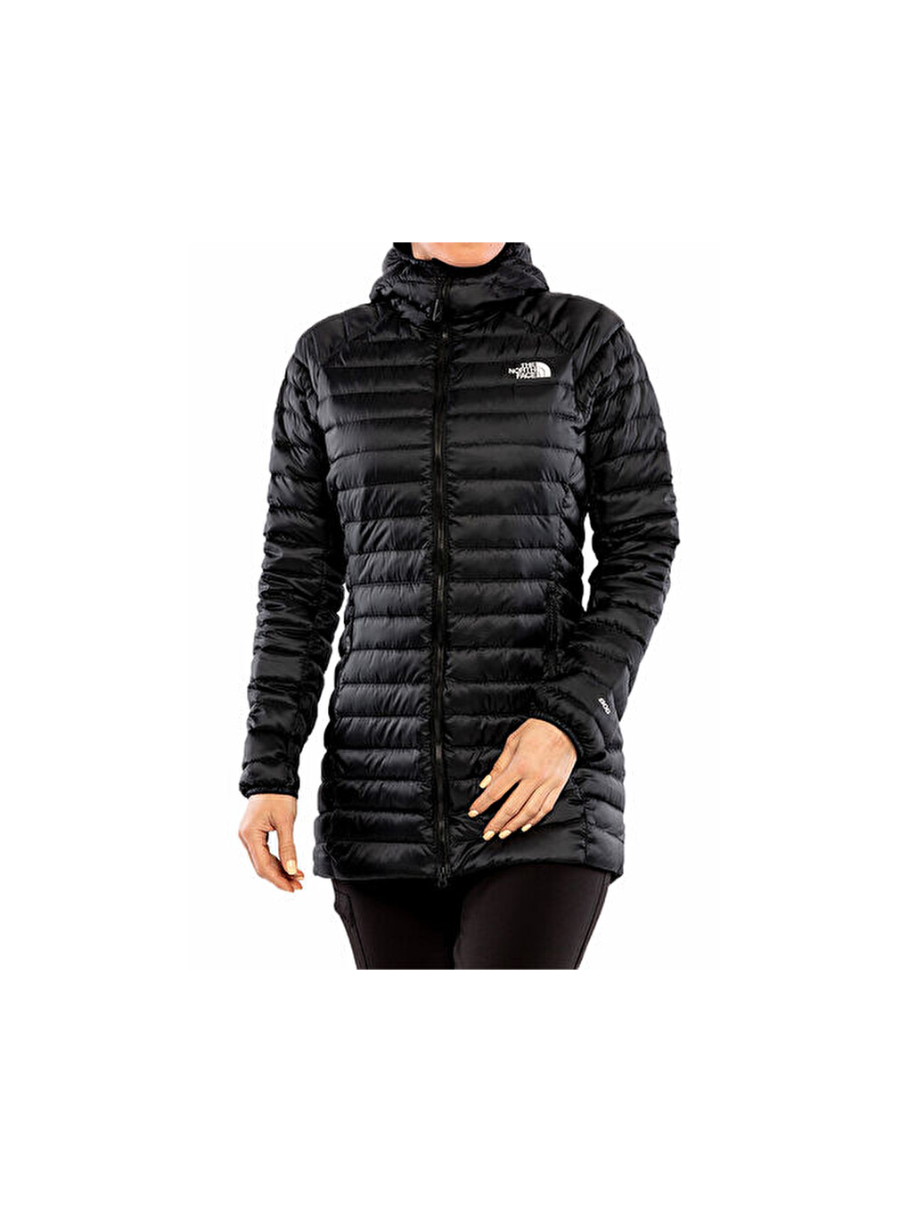 W New Trevail Parka Kadın Outdoor Montu (800 Dolgu Kaz Tüyü) Nf0a7z85jk31 Siyah-2