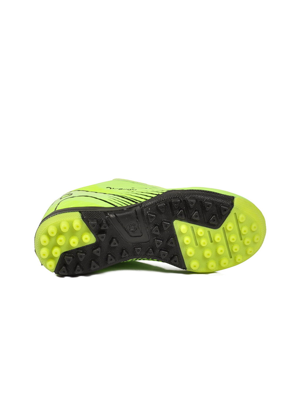 Yeşil Siyah Misina Bağcıklı Çocuk Halı Saha Ayakkabı 620 P-4