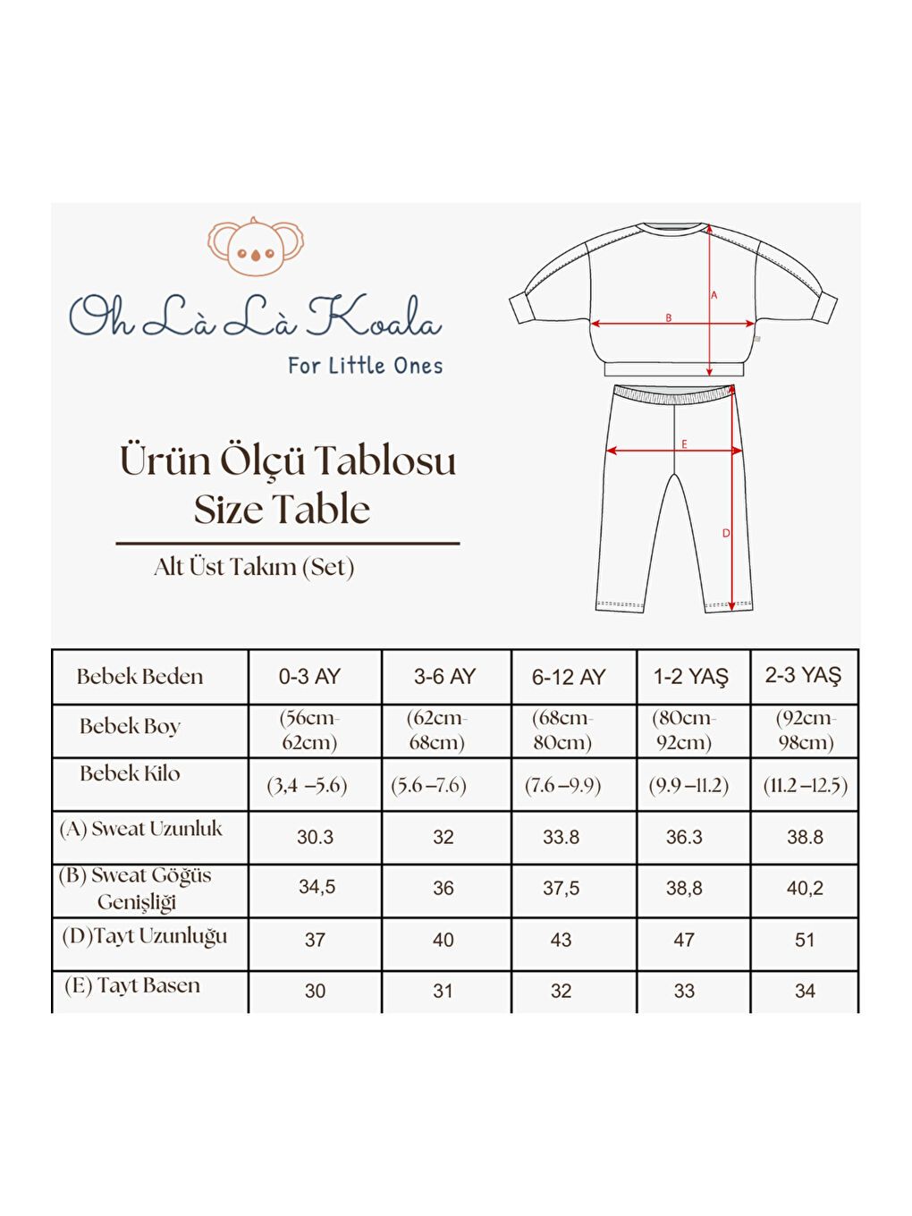 Ekru Zeytin Baskılı Bebek Alt Üst Takım-2