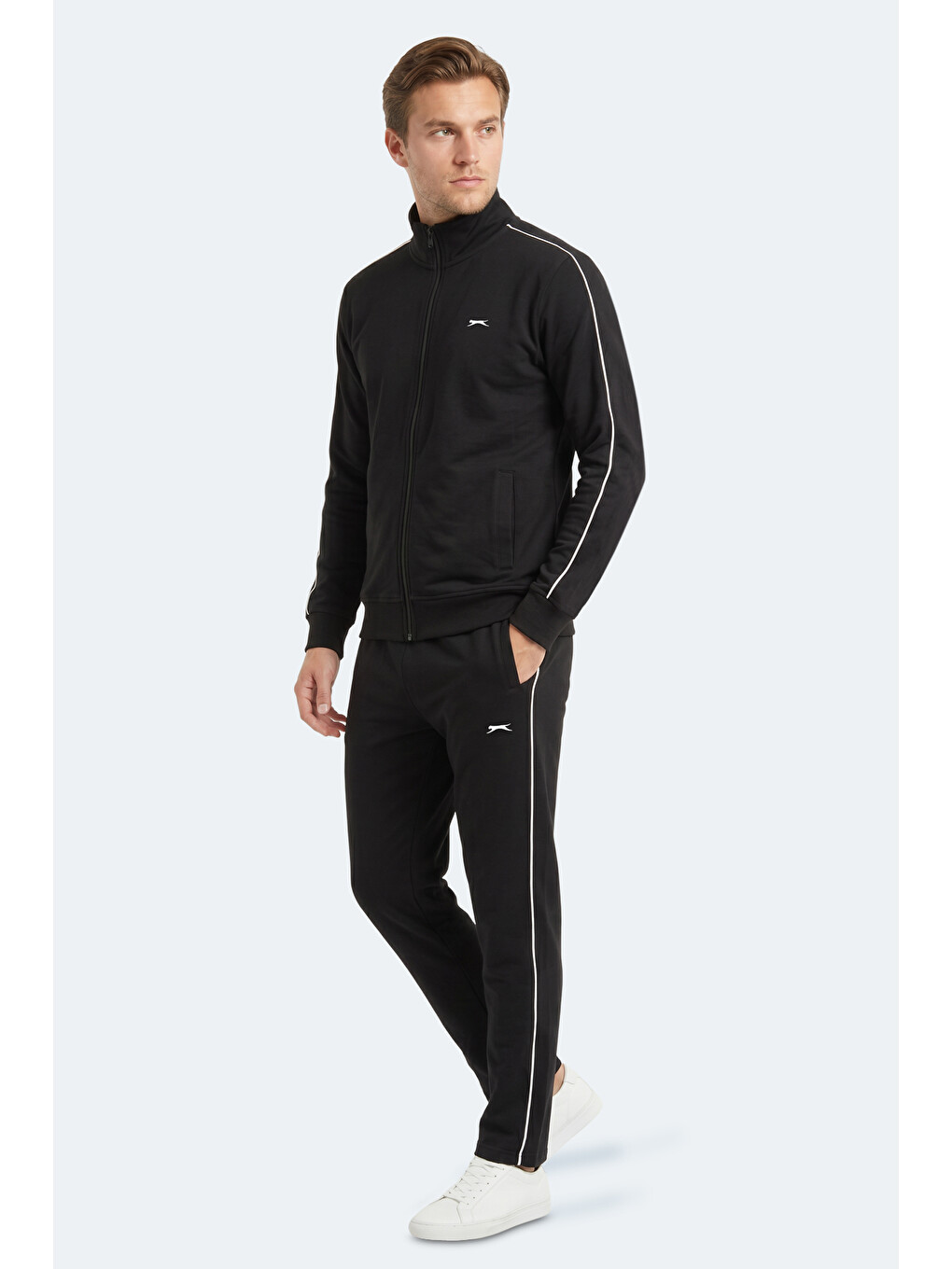 BLOWBACK Erkek Slim Fit Siyah Eşofman Takımı