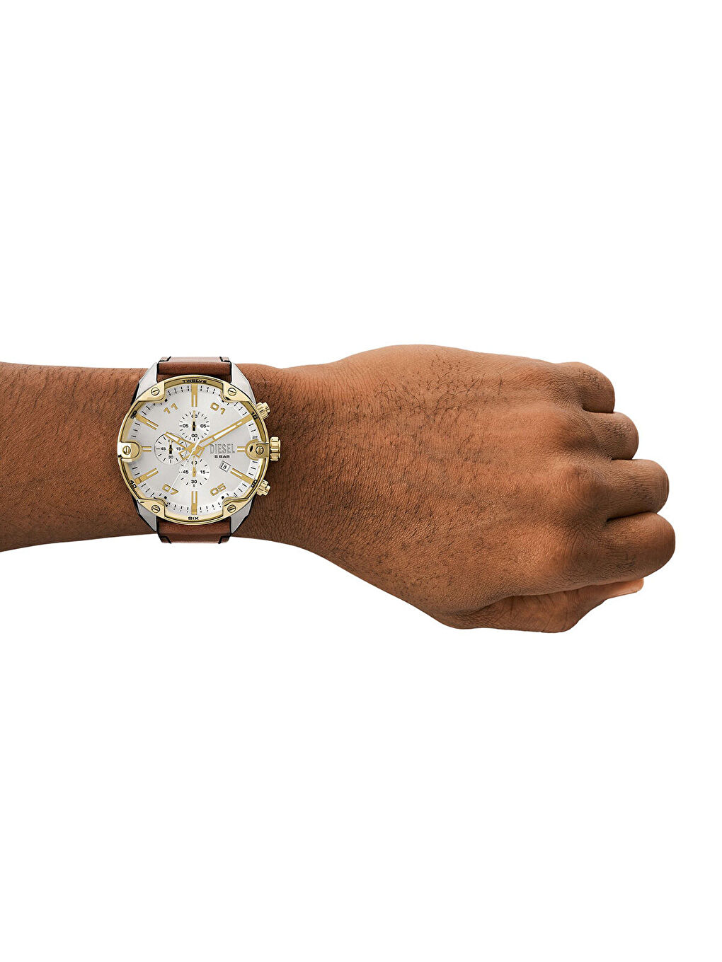 Kahverengi DZ4665 Erkek Kol Saati-3