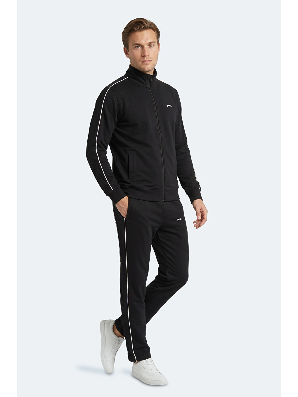BLOWBACK Erkek Slim Fit Siyah Eşofman Takımı-3