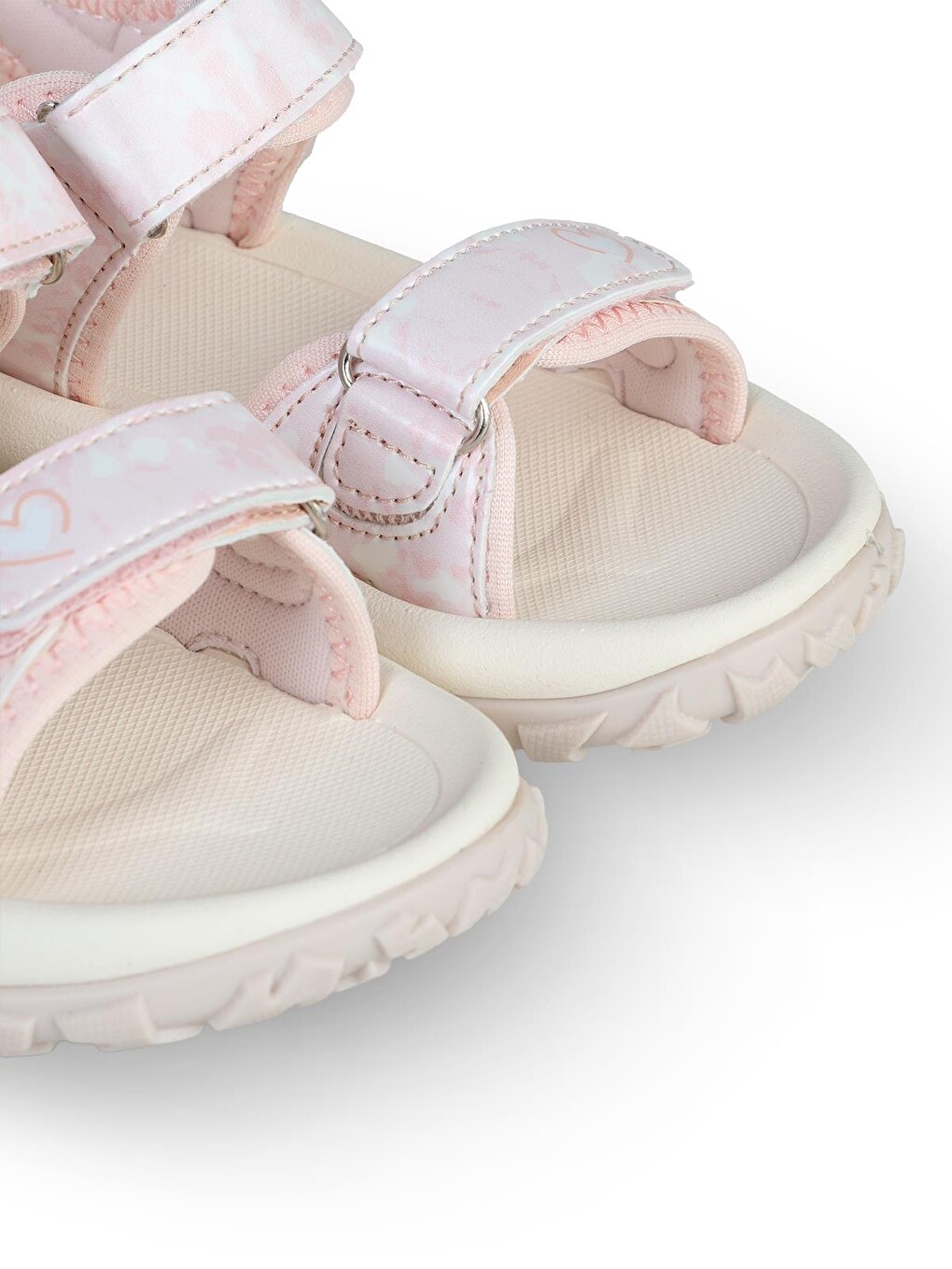 Pembe Patik Sandalet - Pudra-4