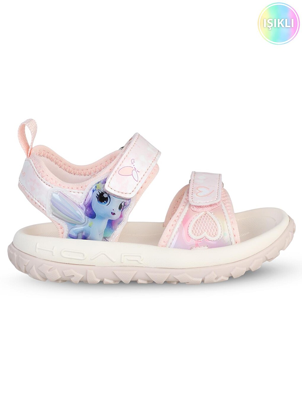 Pembe Patik Sandalet - Pudra-5