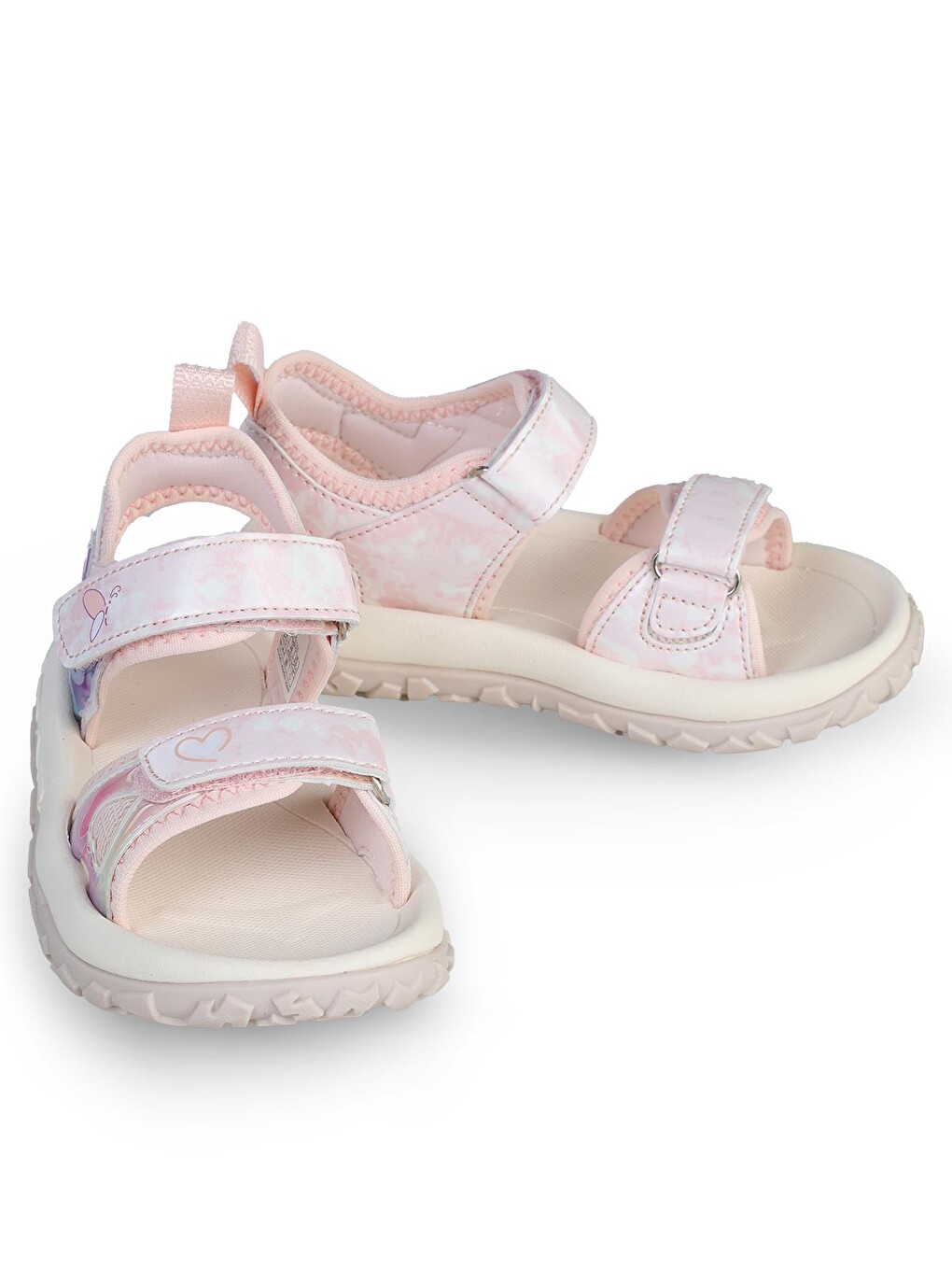 Pembe Patik Sandalet - Pudra-6