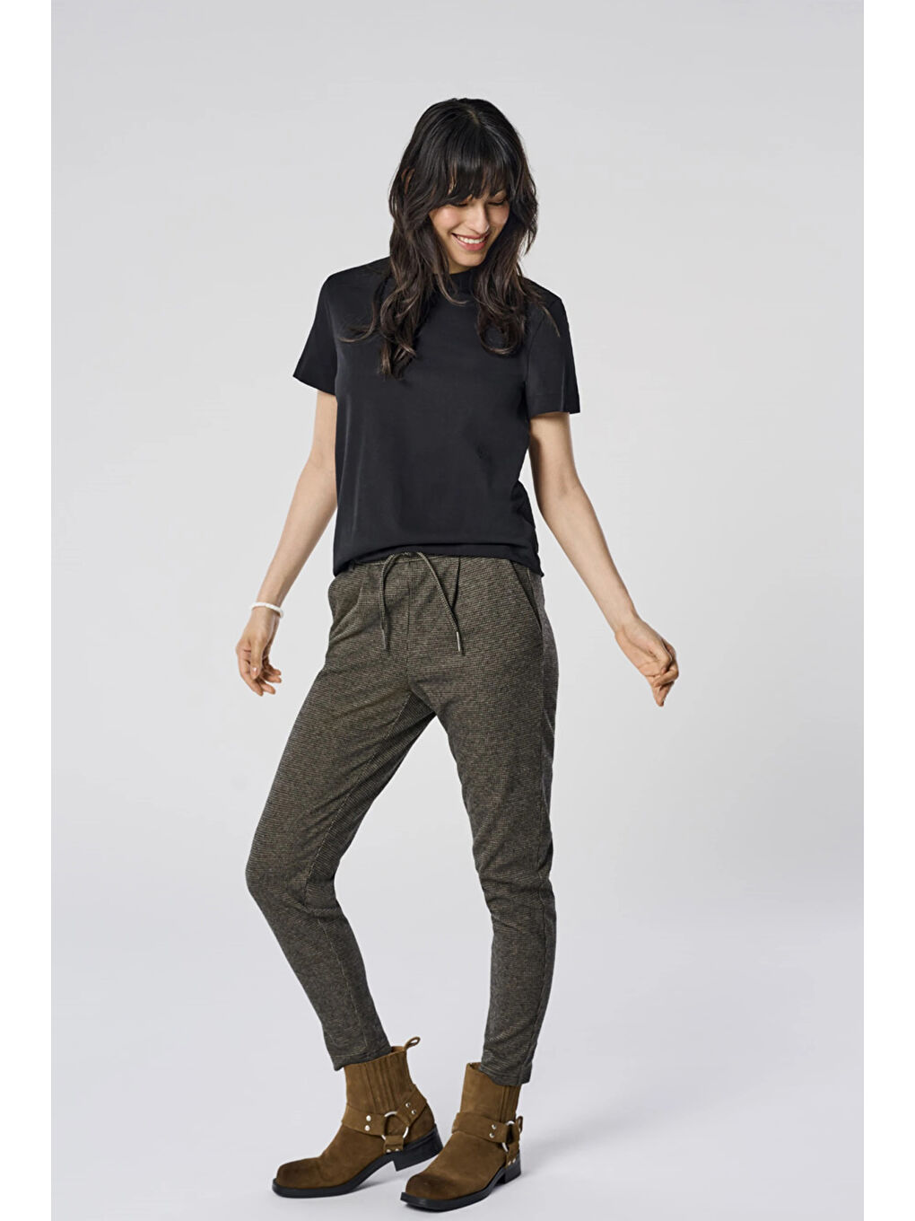 Kahverengi Onlpoptrash Regular Normal Bel Kadın Pantolon 15329797