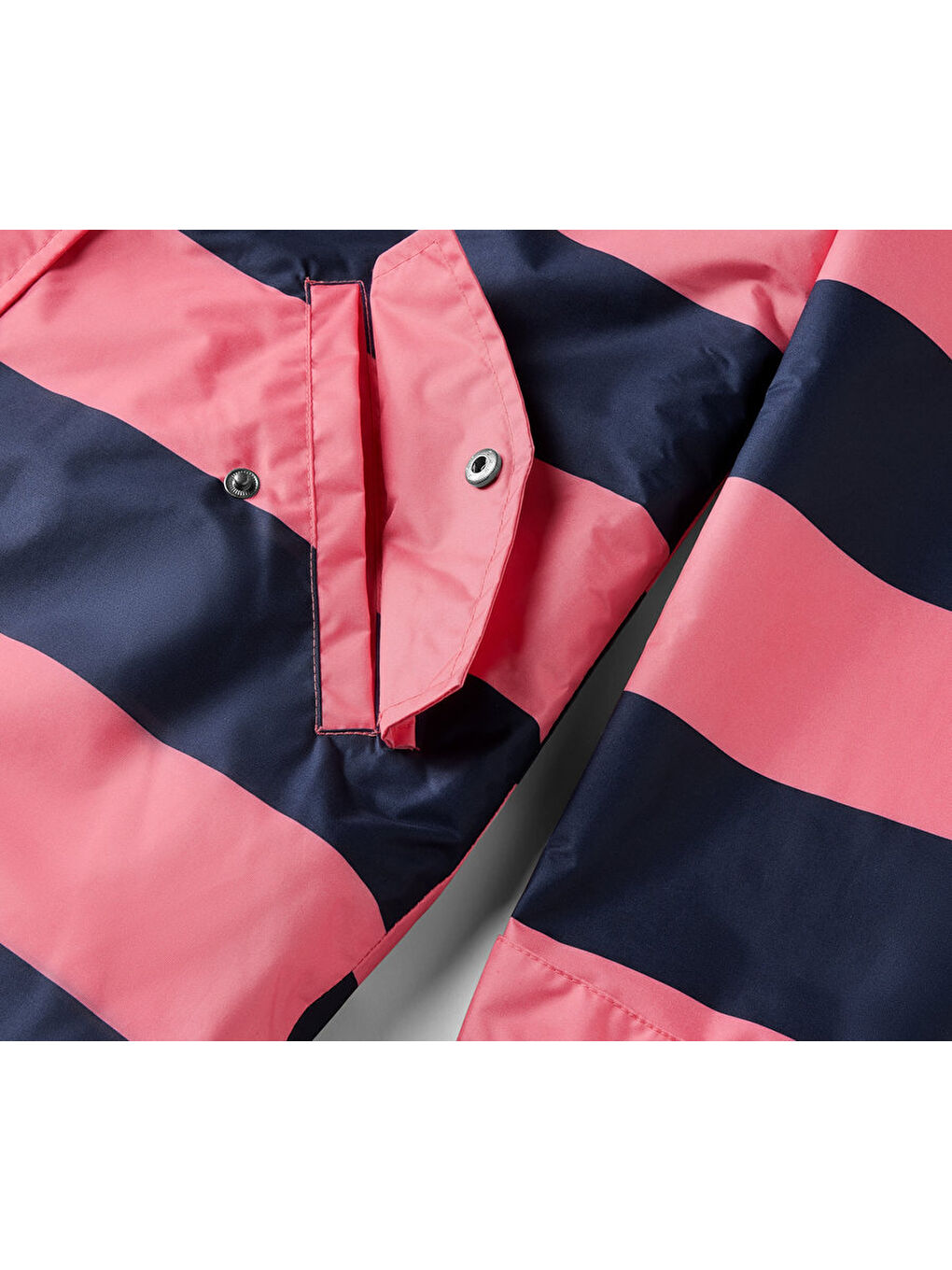 Pembe Kadın Yağmurluk, 3’ü 1 Arada, Çizgili-8