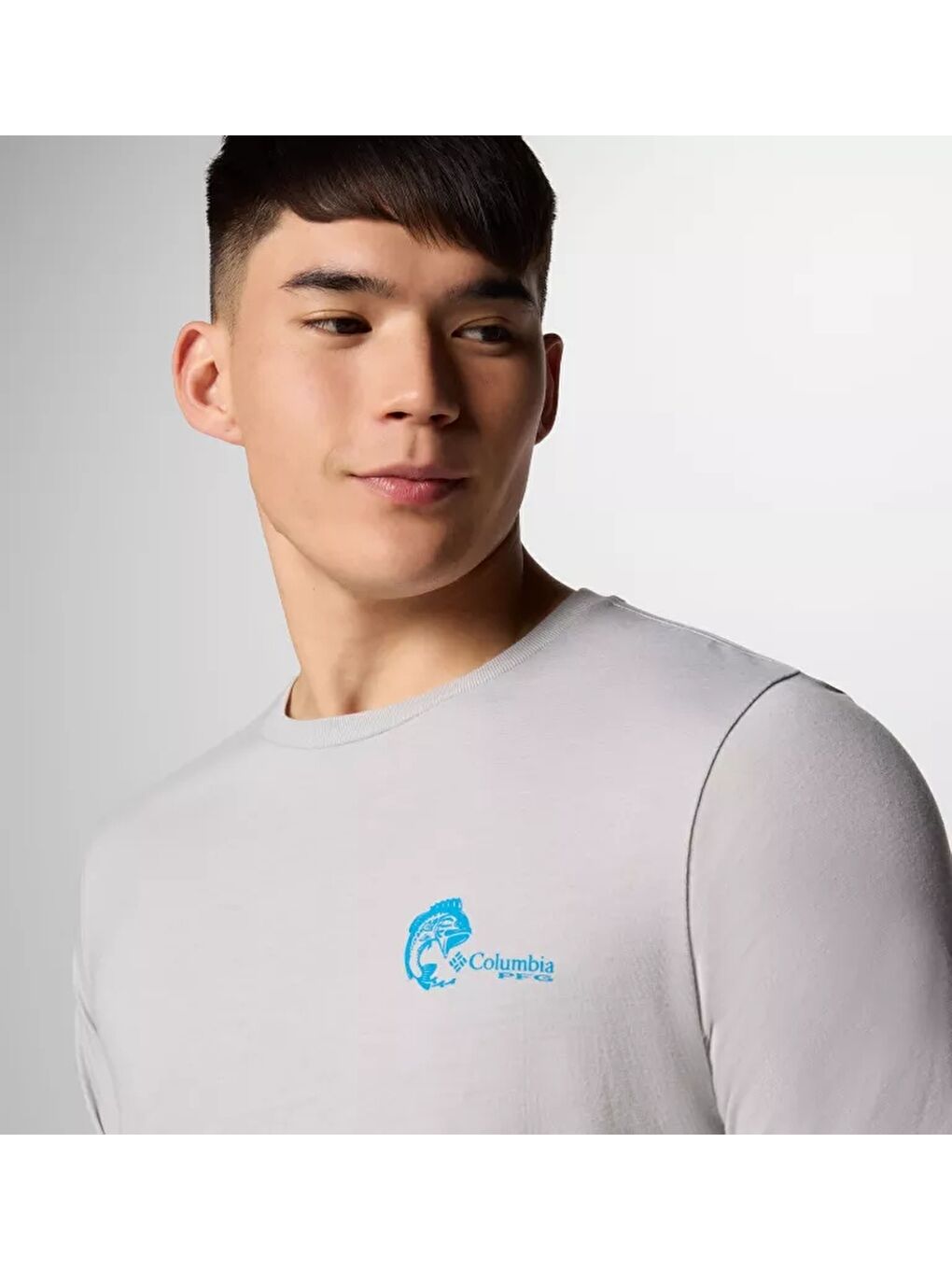 Gri CSC M Pfg Circle Bass SS Tee Erkek Kısa Kollu Tişört CS0424-3