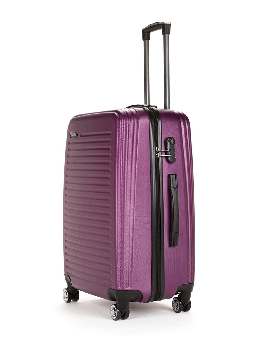 Mor ABS Unisex Kabin Orta Büyük Boy 3'lü Valiz Seti FSL126-2