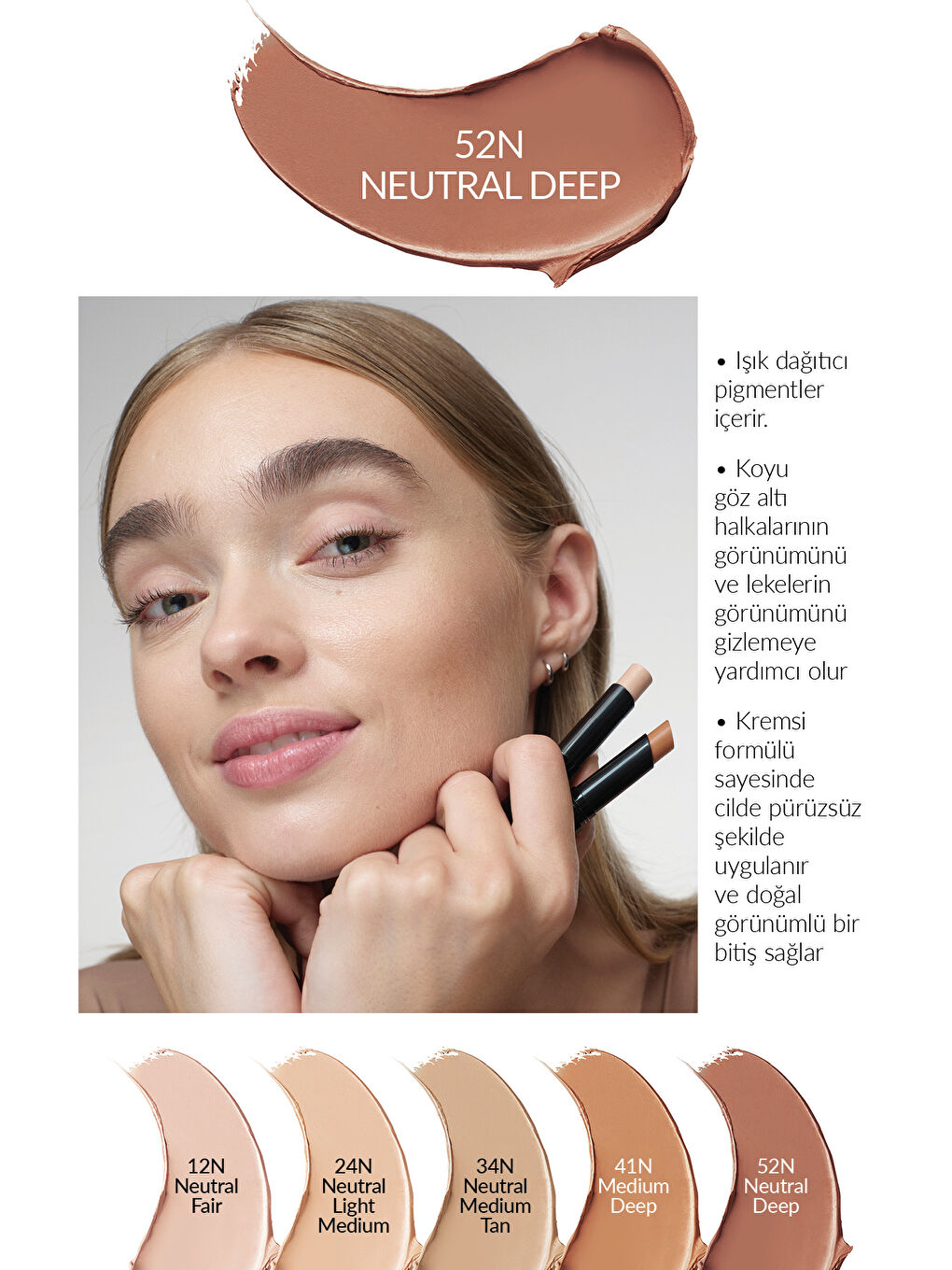 Concealer Stick Kapatıcı Deep - 52N-2