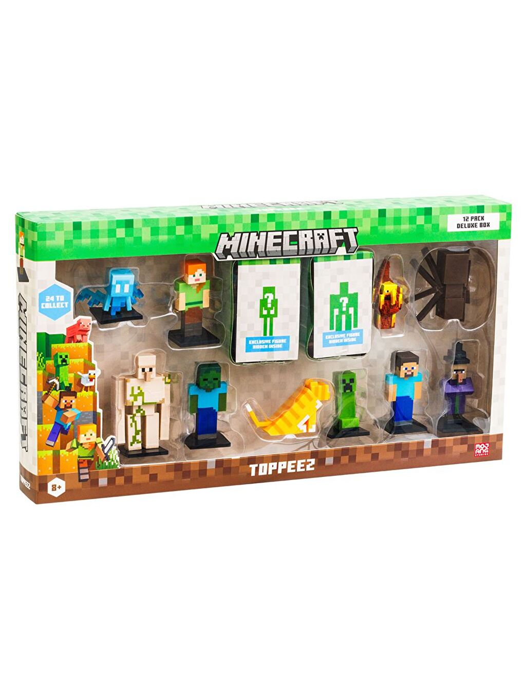 Minecraft 3D Figür Toppeez 12'li Delüks Set Model 2-2