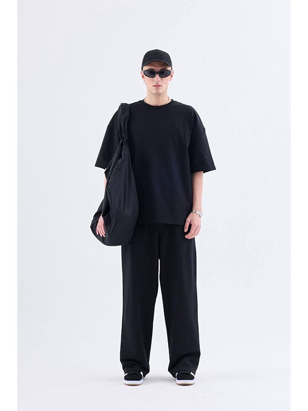 Basıc Oversize Eşofman Takım Siyah