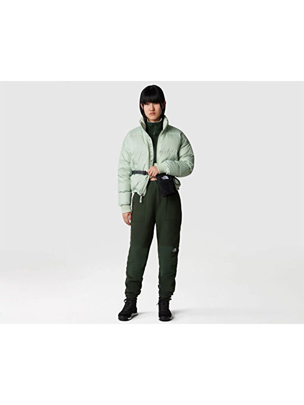 W Down Paralta Puffer Kadın Outdoor Montu Nf0a3ysdı0g1 Yeşil-4