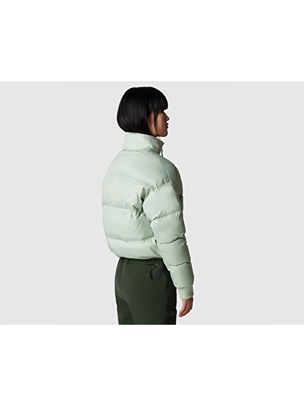 W Down Paralta Puffer Kadın Outdoor Montu Nf0a3ysdı0g1 Yeşil-5
