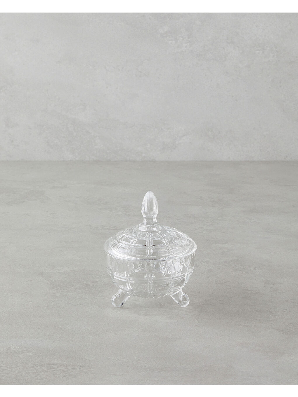 Renksiz Candessa Cam Şekerlik 12x10,5 cm Şeffaf