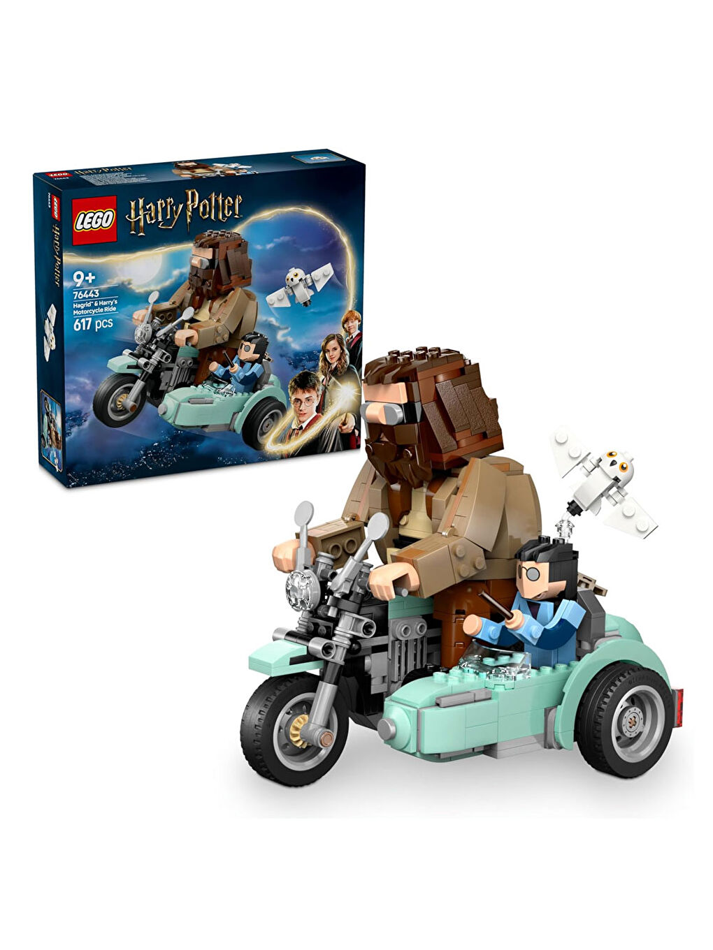 Lego Harry Potter Hagrid ve Harry Motosiklet Yolculuğu 76443
