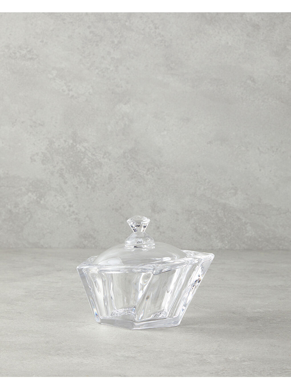 Renksiz Vivian Cam Şekerlık Şeffaf