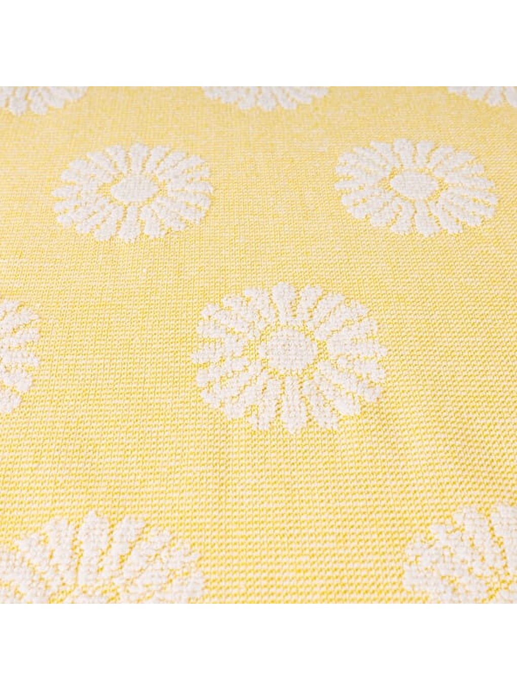 Kahverengi Soft Çiçek Desenli El Havlusu - Hardal - 30x50 cm-1