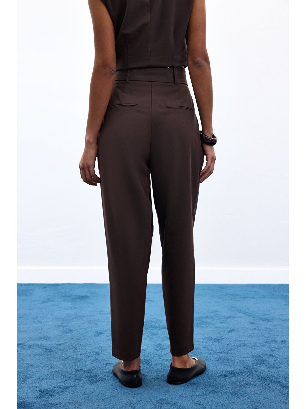 Kahverengi Lena Havuç Pantolon - Kahve-7