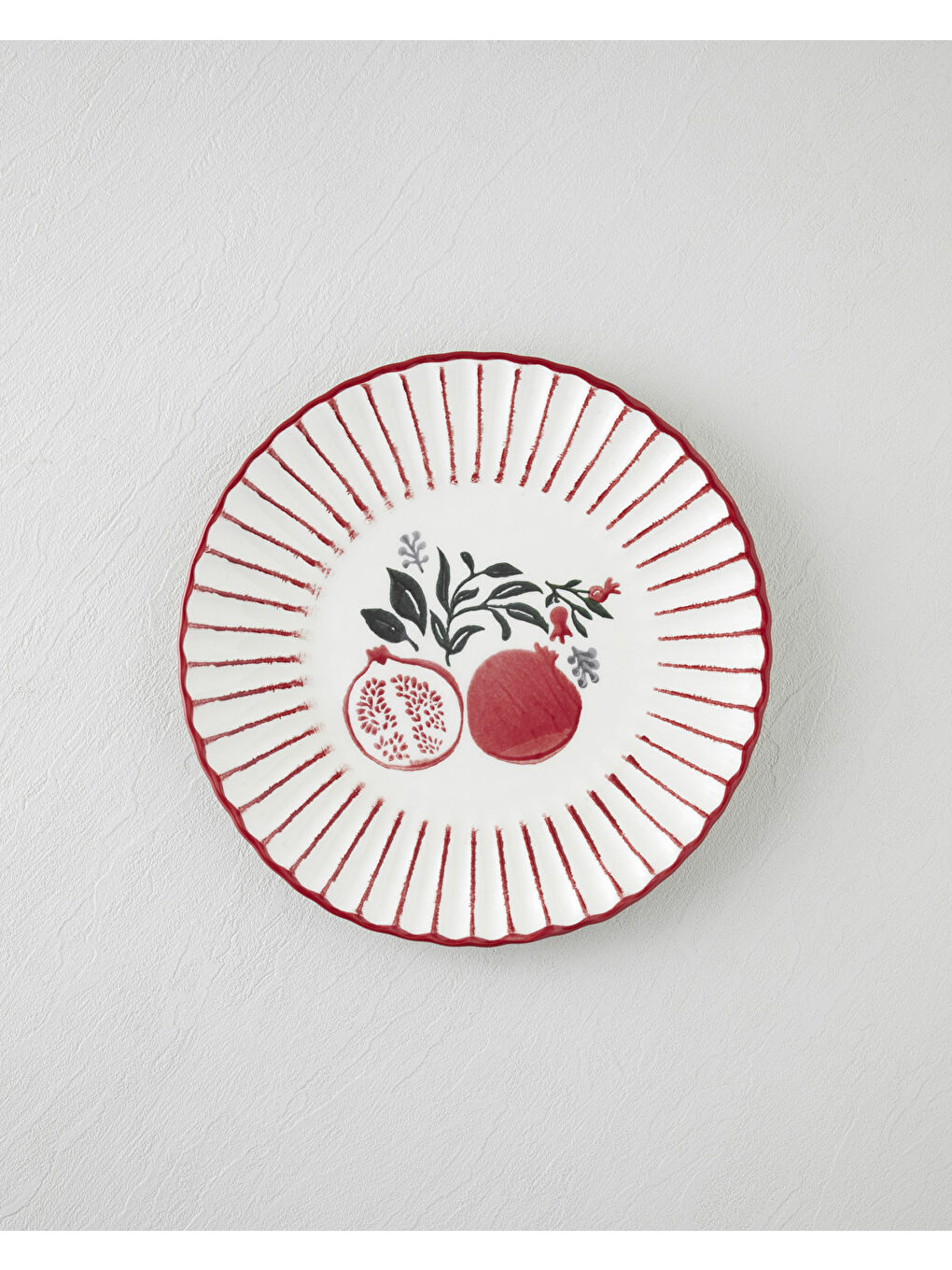 Etna Seramik Servis Tabağı 26,5 cm Kırmızı-1