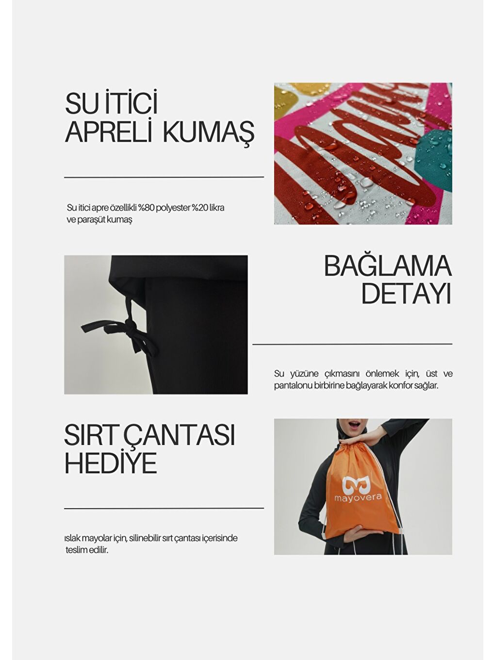 Antrasit Spor Mayovera Tesettür Mayo-5