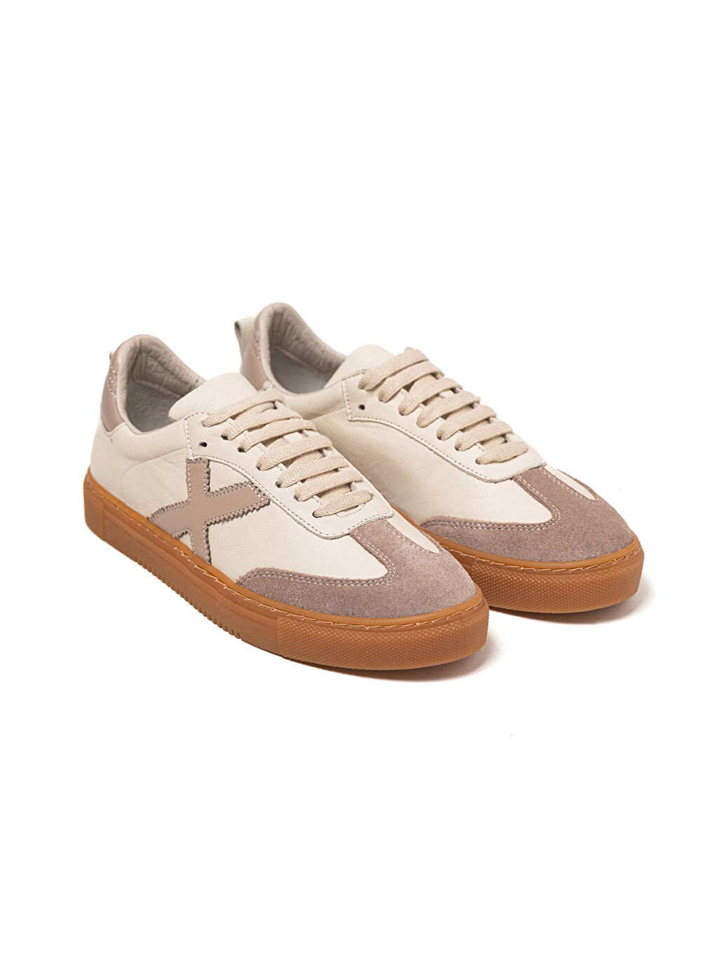 Bej Kadın Sneaker ( Günlük) MAR-25Y-192-3030 Crema-Vizon-1