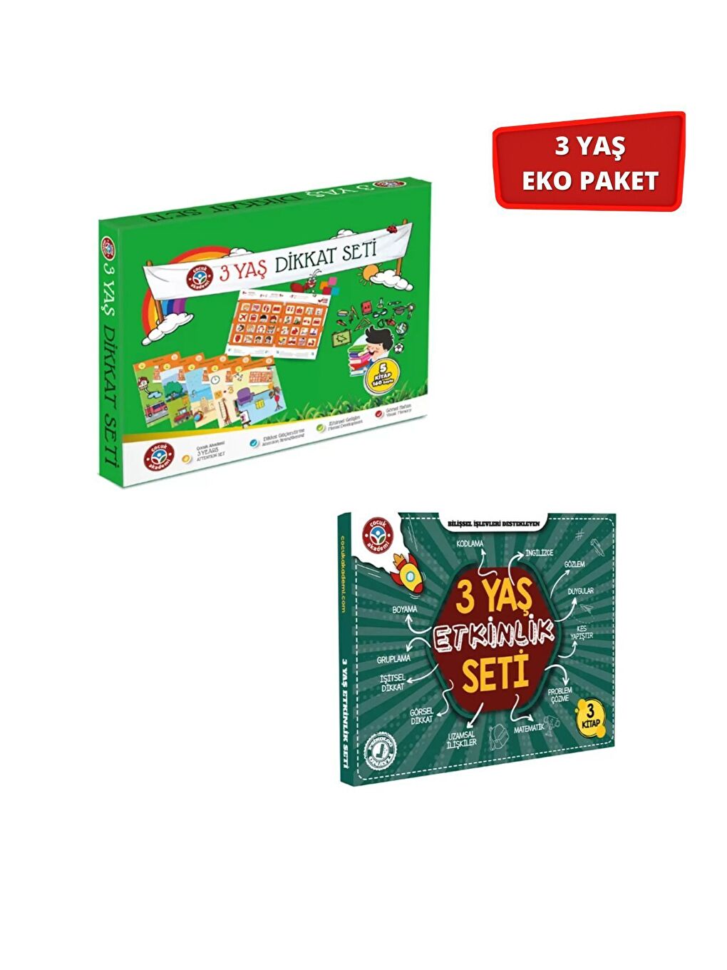 3 Yaş Dikkat Etkinlik Eko Paket
