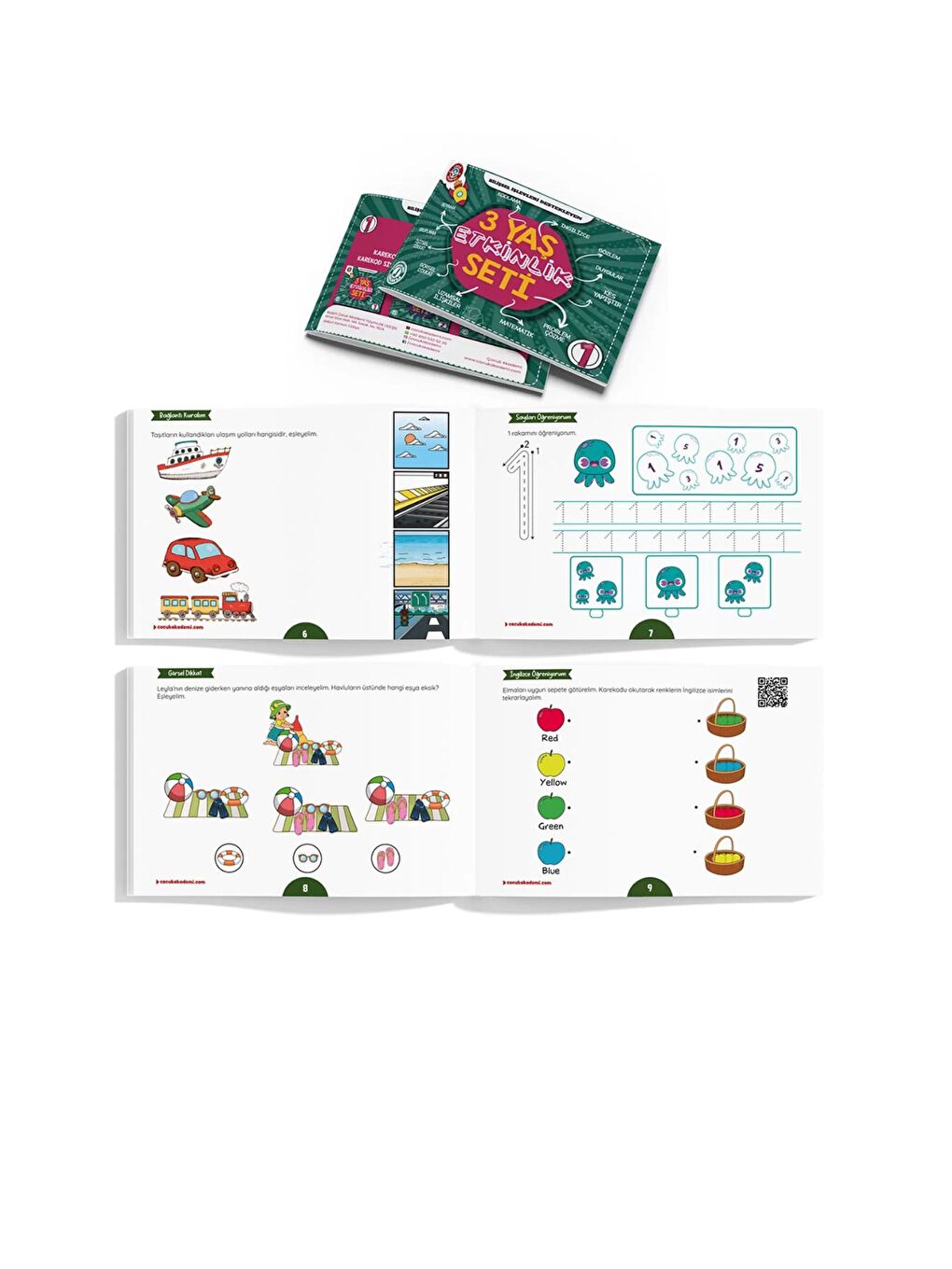 3 Yaş Dikkat Etkinlik Eko Paket-2