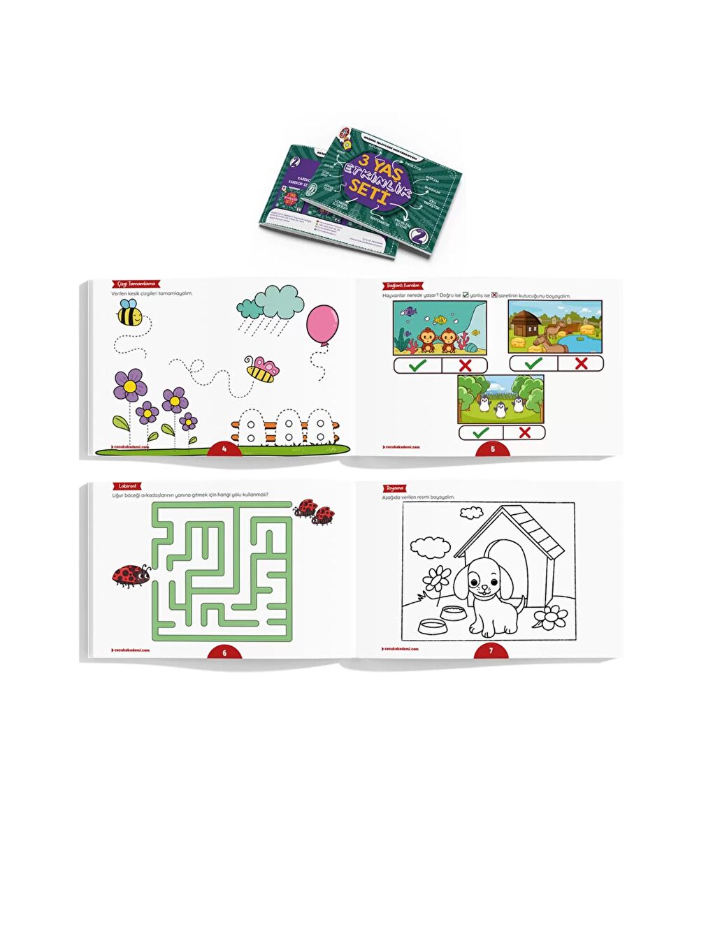 3 Yaş Dikkat Etkinlik Eko Paket-3