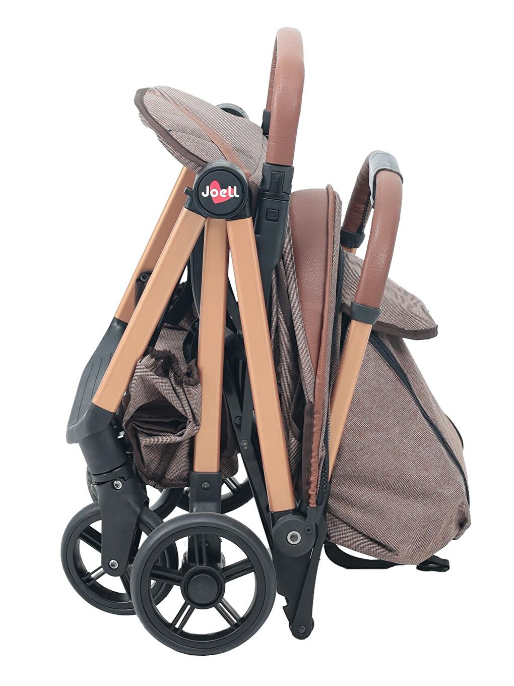 Cabin 4021 Kabin Boy Bebek Arabası - Kahverengi Standart-6