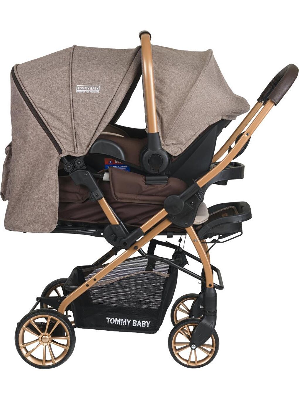 TB-980 Gold Travel Çift Yön (Seyahat) Sistem Bebek Arabası Puset-3