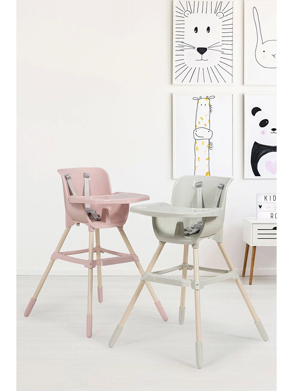 Mama Sandalyesi Soft Pembe