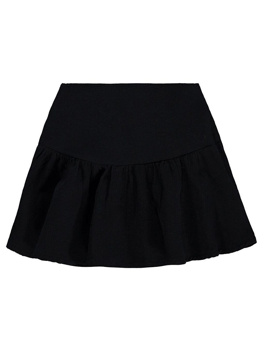 Girls Korsajlı 6-9 Yaş Etek - Siyah-1