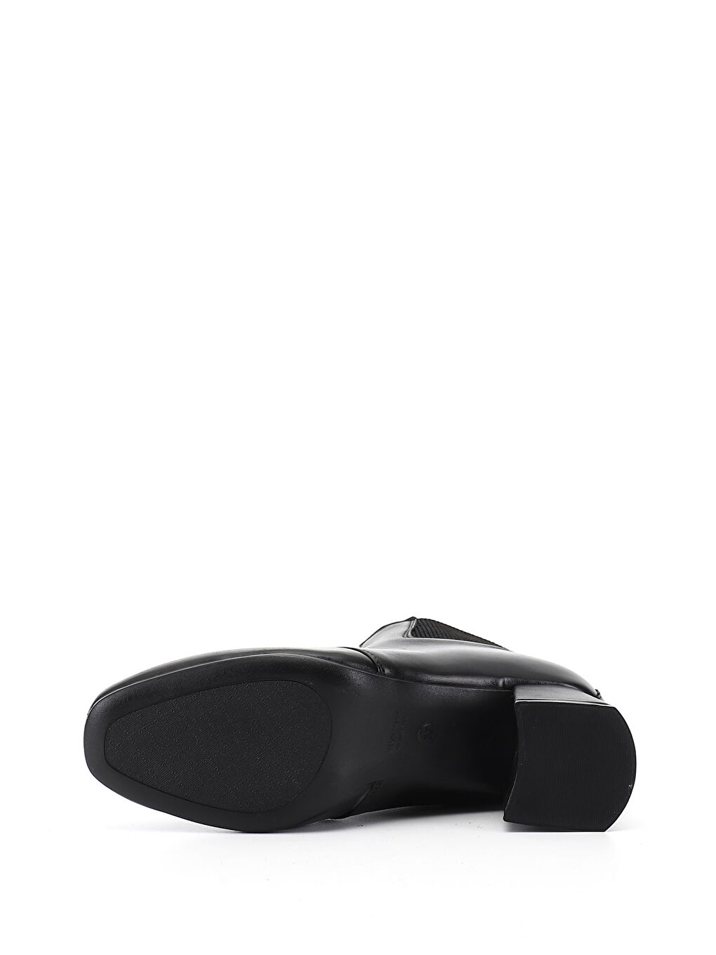 Siyah Kadın SİYAH Fermuarlı Hakiki Deri Chelsea Bot-4