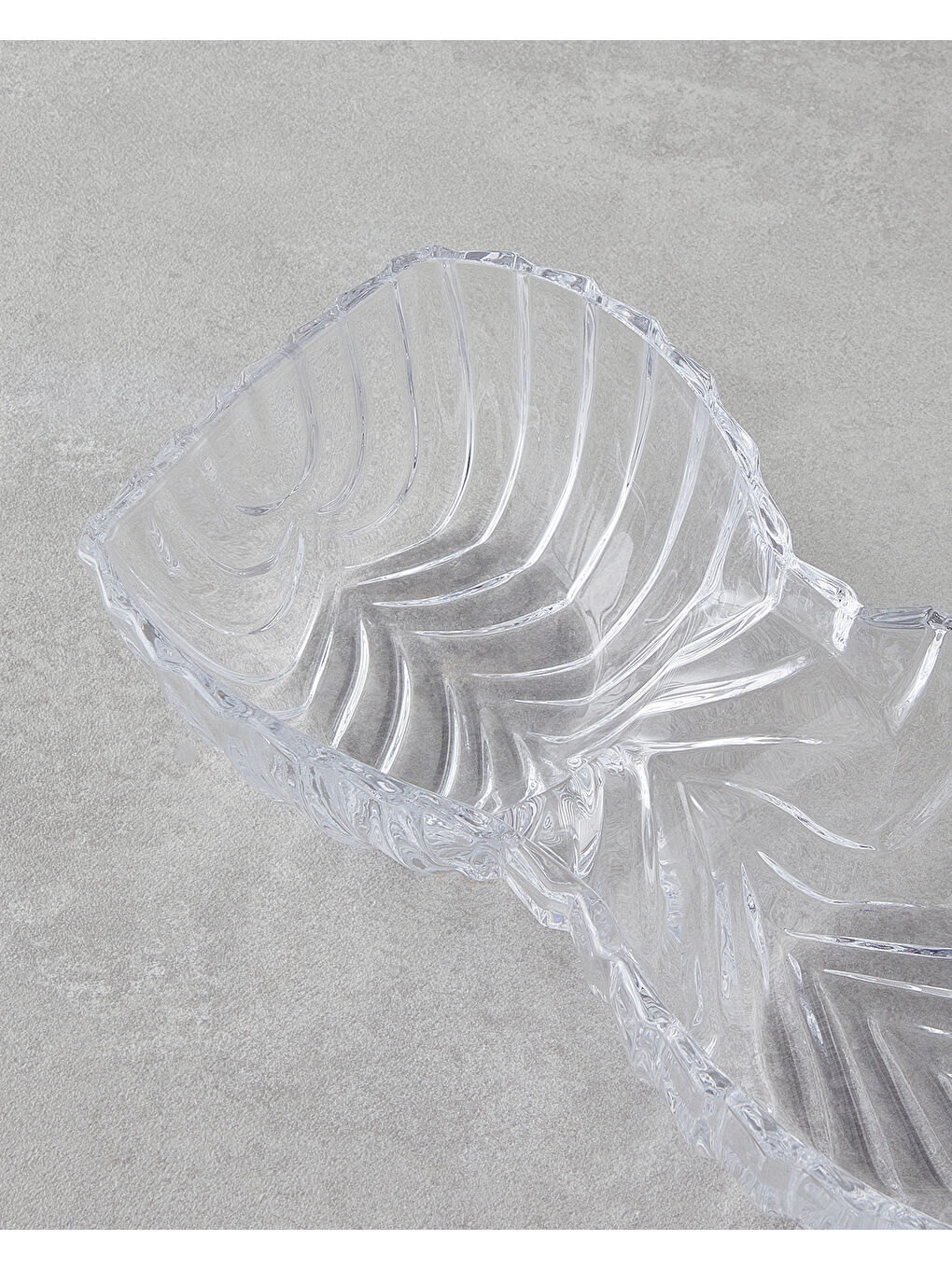 Renksiz Luly Cam Sunumluk 38x13x7 Cm Şeffaf-2