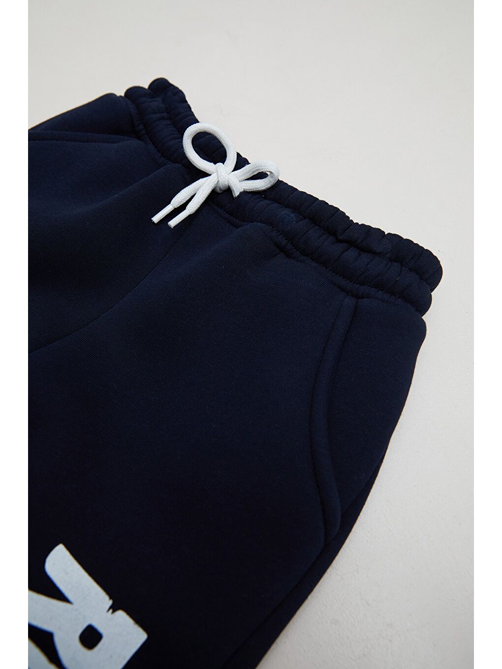 Lacivert 3 İplik Running Baskılı Erkek Çocuk Jogger Eşofman Altı-2