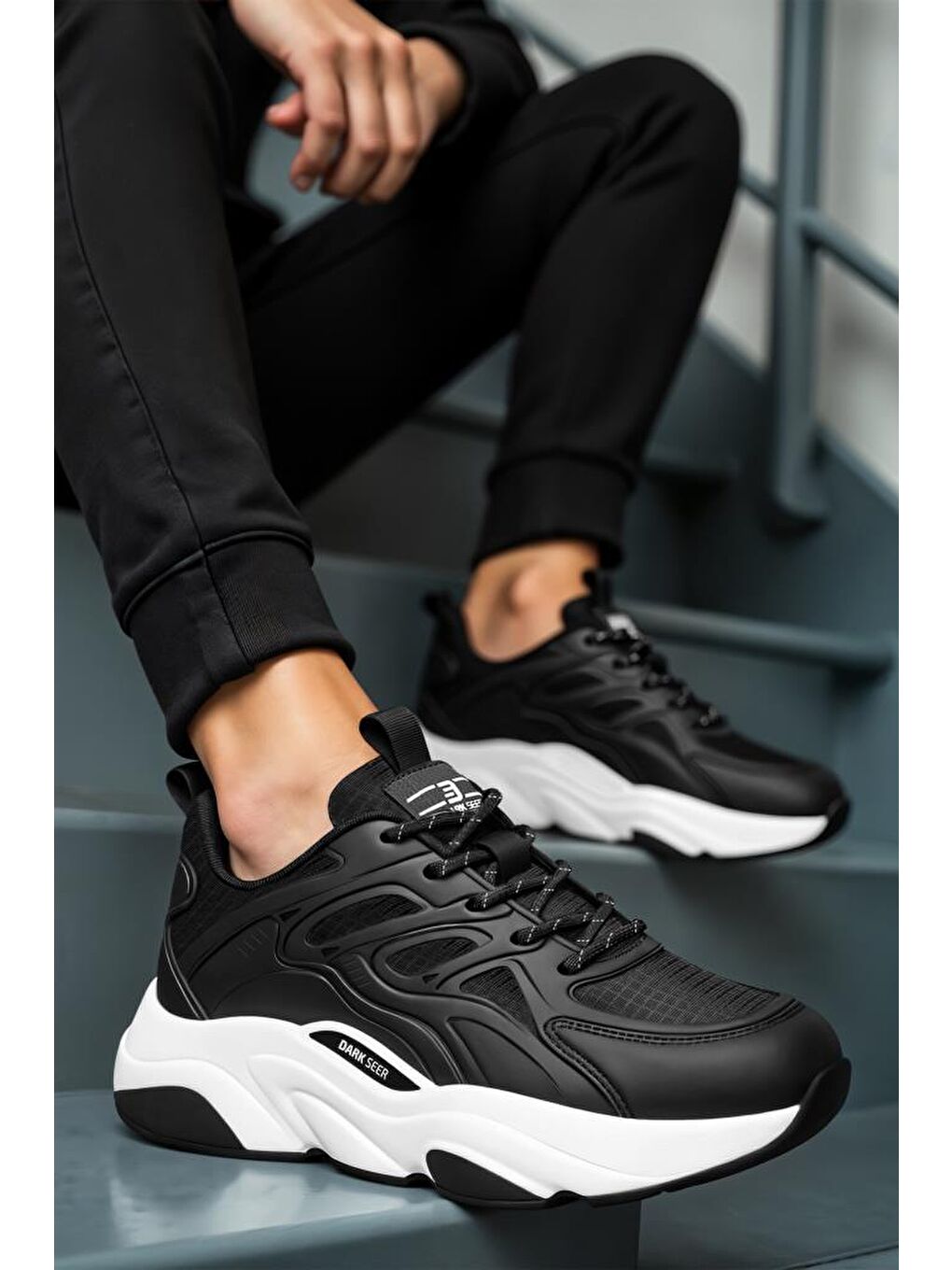 Siyah DS E STORM Sneaker 2025 Erkek-2