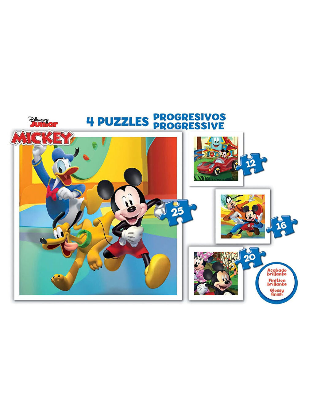 Çocuk Puzzle Progresıvos Mıckey & Frıends 19294-1