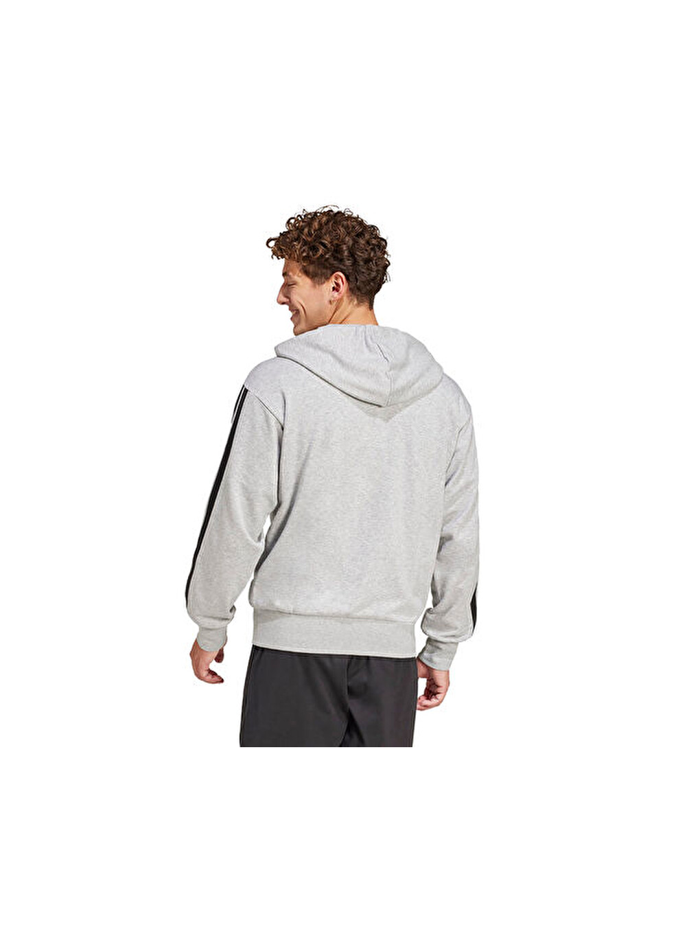 M 3s Ft Fz Hd Erkek Günlük Fermuarlı Sweatshirt Je6338gri-1