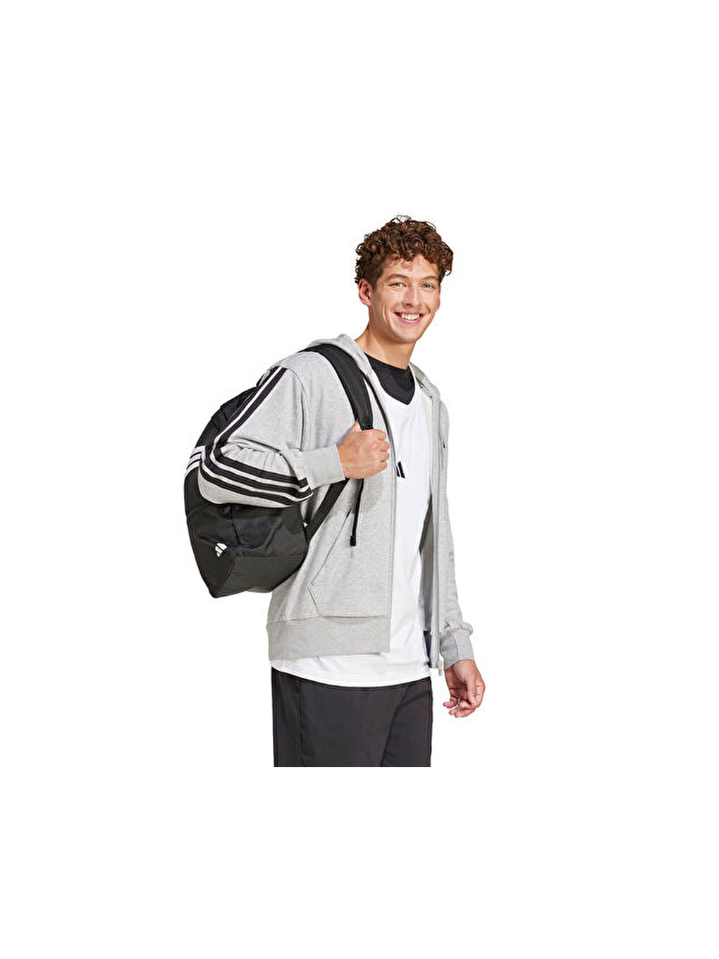 M 3s Ft Fz Hd Erkek Günlük Fermuarlı Sweatshirt Je6338gri-2