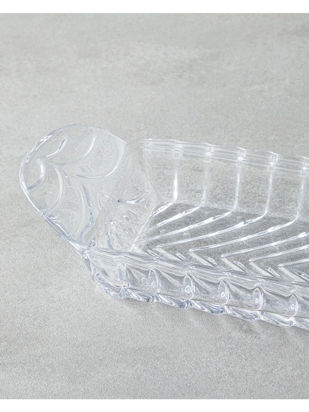 Renksiz Aura Cam Sunumluk 33x9x9 cm Şeffaf-2