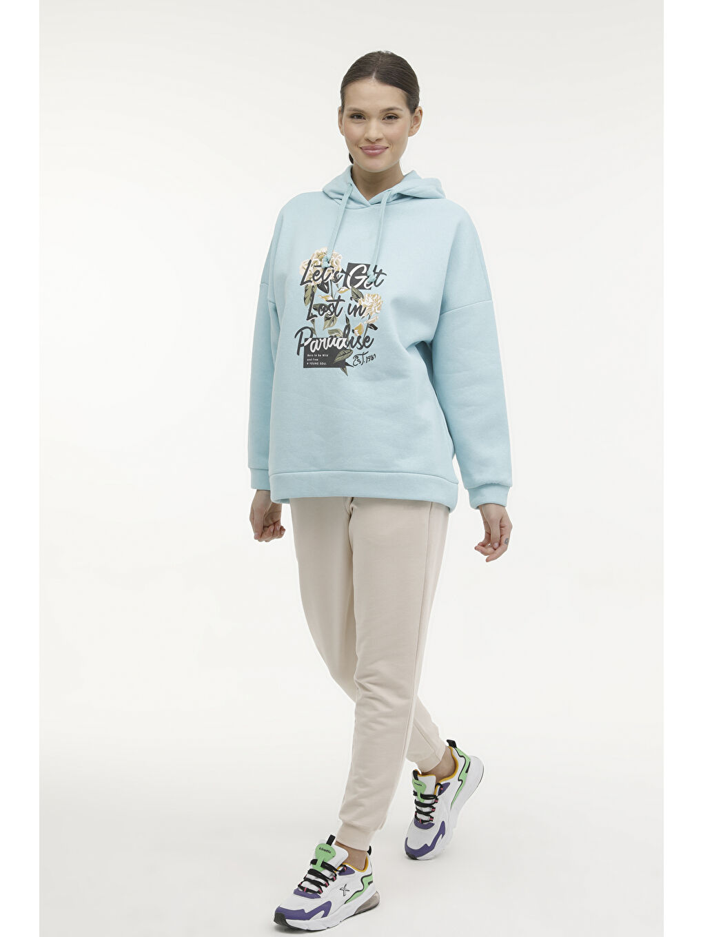 WB JOGGER 22SN86 4FX Pembe Kadın Eşofman Altı-2