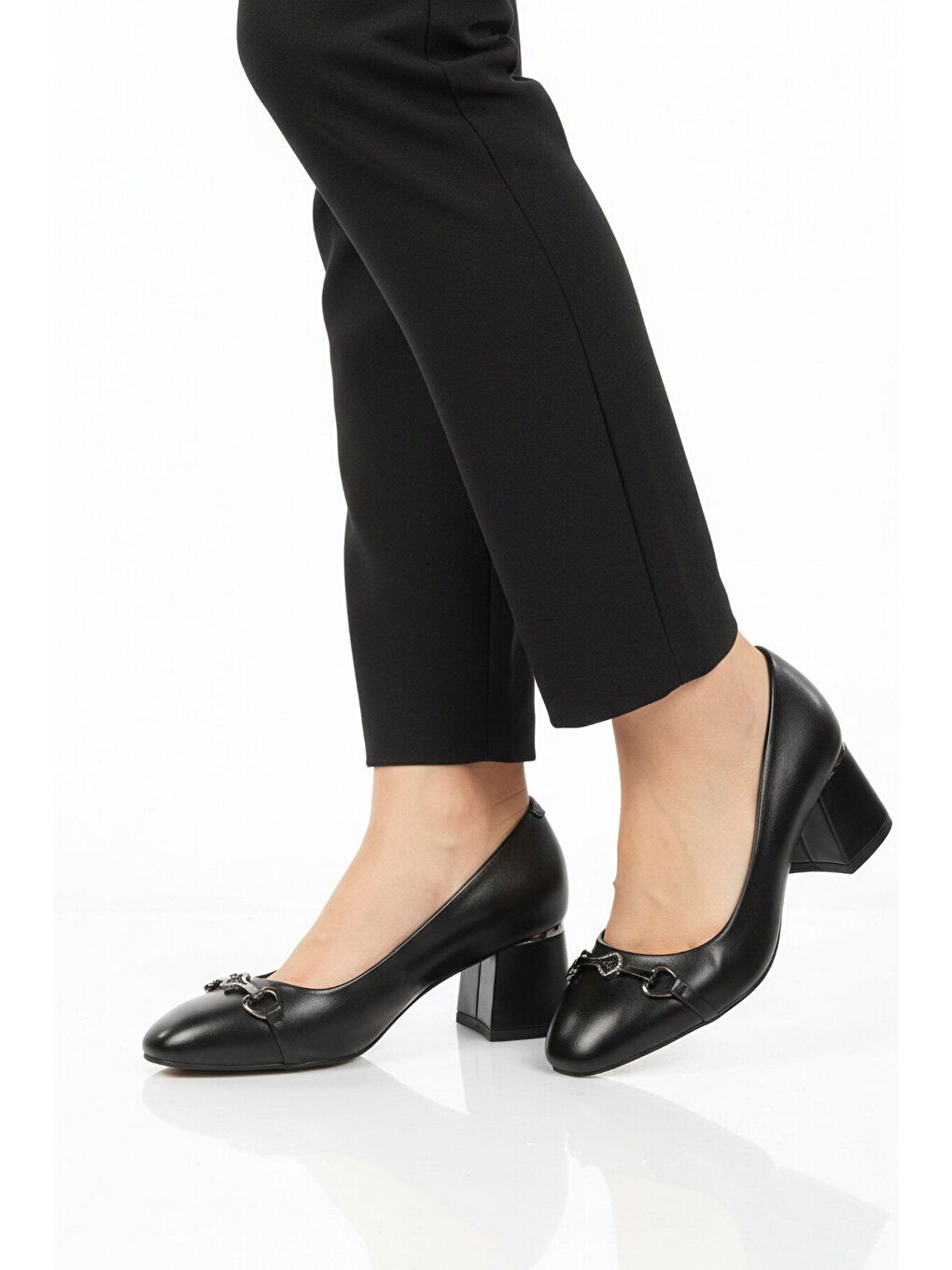 Siyah Kadın Topuklu Abiye Ayakkabı 312525 Z