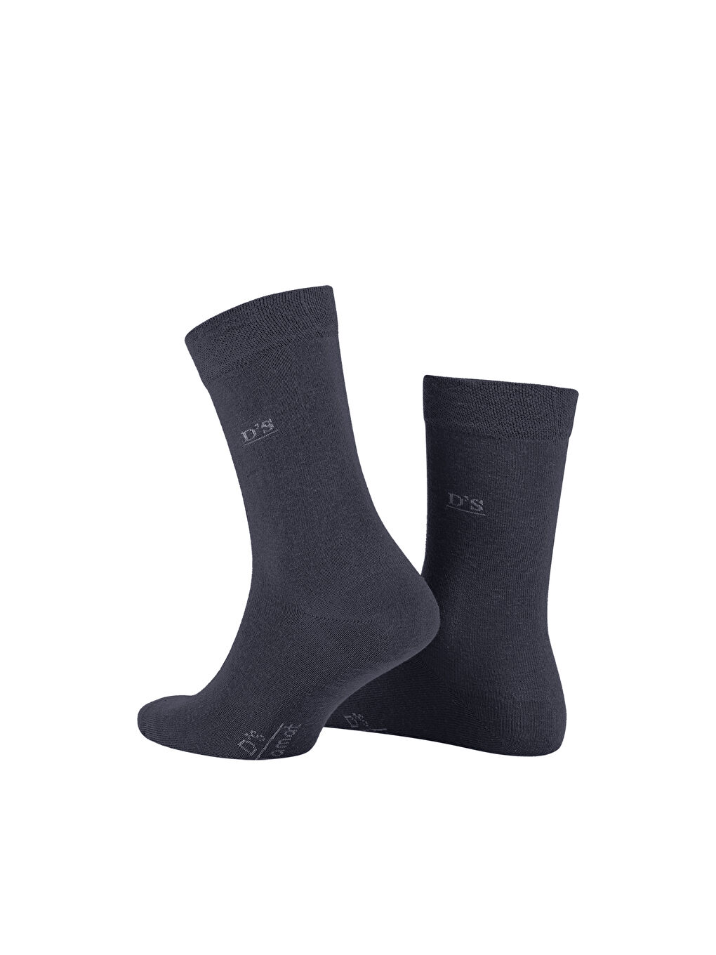 Gri Erkek Pamuk Çorap Basic FÜME-3