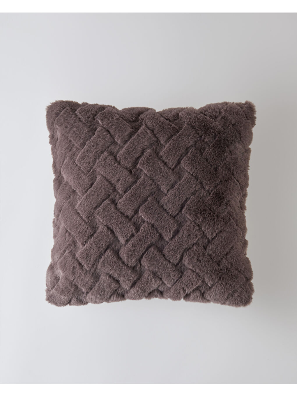 Kahverengi Peggy Kırlent Kılıfı 45x45 cm Kahve