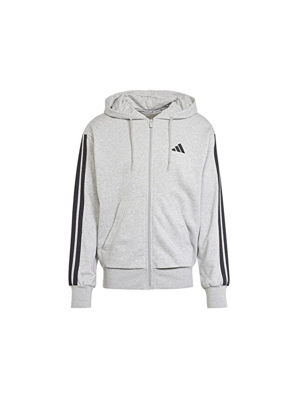 M 3s Ft Fz Hd Erkek Günlük Fermuarlı Sweatshirt Je6338gri-6
