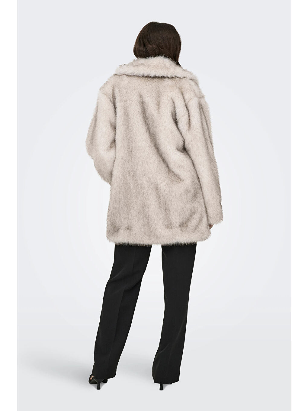 Bej Onldawn Regular Fit Kruvaze Yaka Kadın Mont 15348976-1