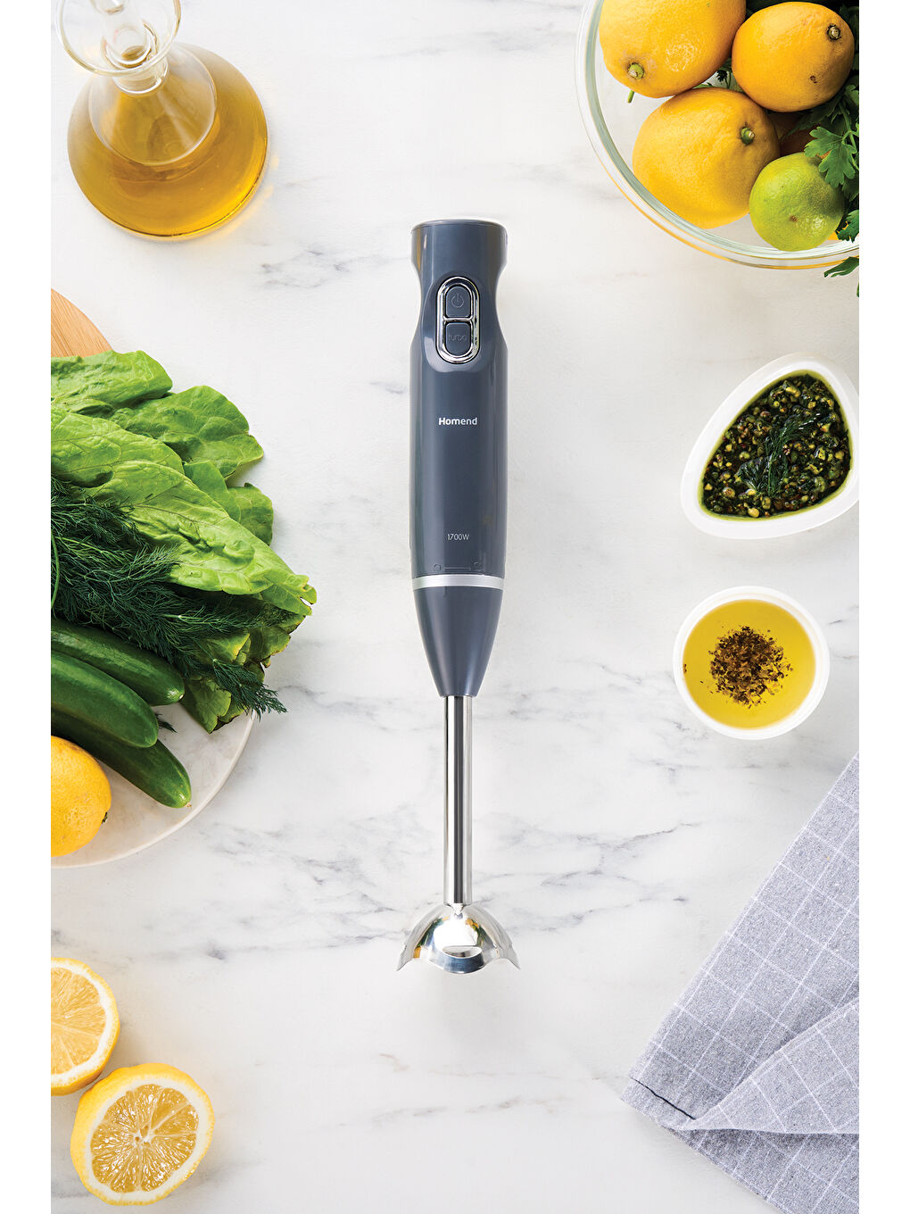 Handmaid 1935h Çubuk Blender Antrasit 1700W-1