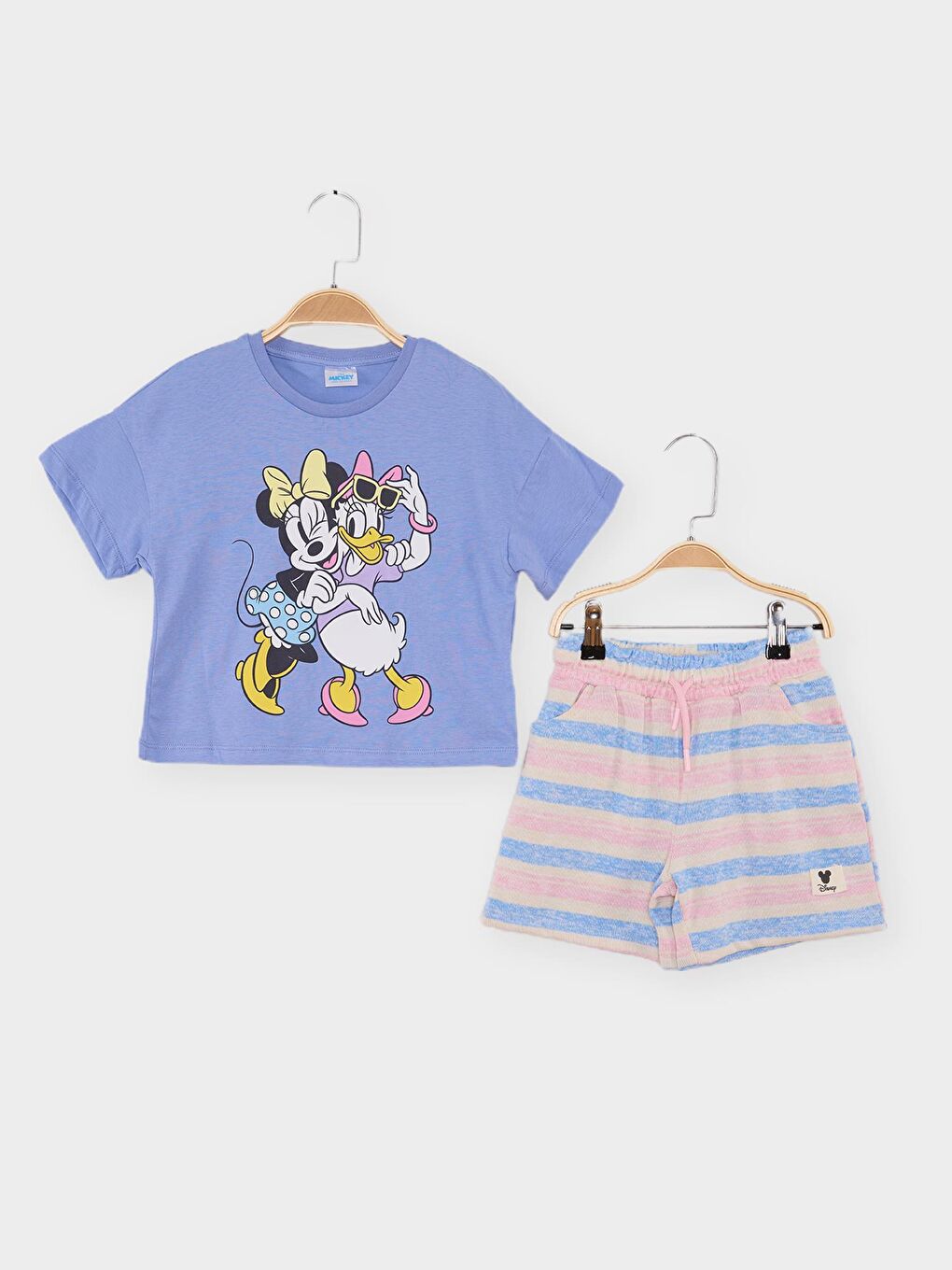 Mavi Minnie Mouse Lisanslı Kız Çocuk 2'li Takım 21819